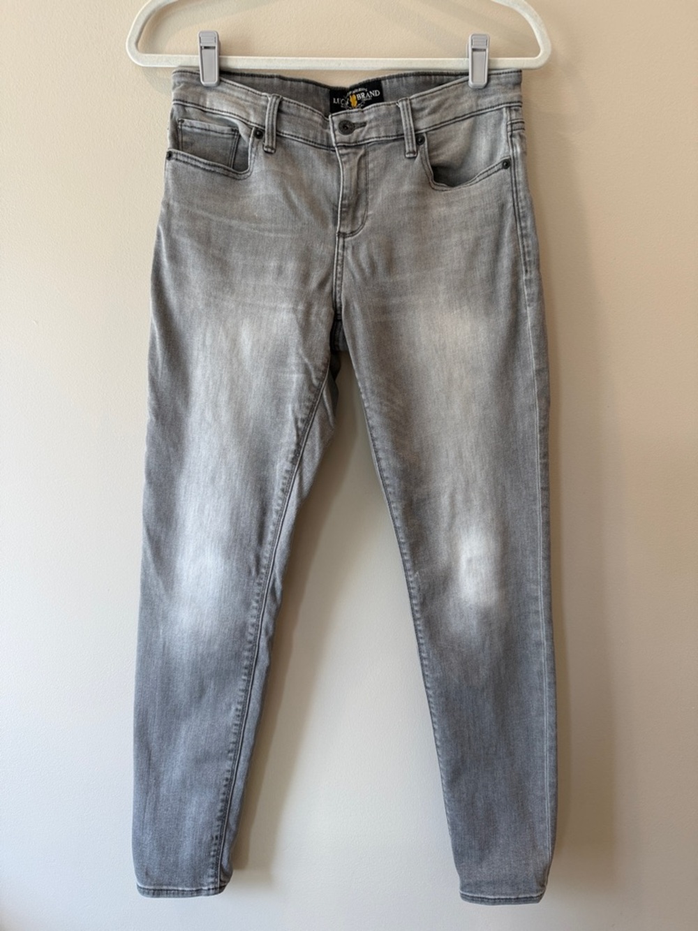 Lucky Brand Women's Stella Skinny 8 / 29 - Gray Wash